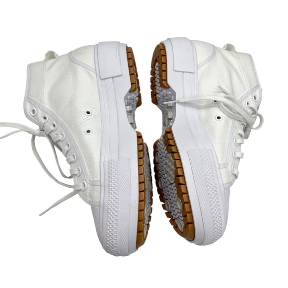 Adidas Nizza Trek Athletic Shoe  White &Gum Women Size 10 - Picture 5 of 12